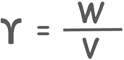 image: Unit weight Formula